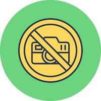 No Camera Vector Icon