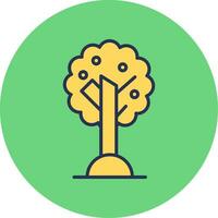 Olive Tree Vector Icon