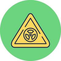 Radioactive Sign Vector Icon