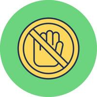 No Touch Vector Icon