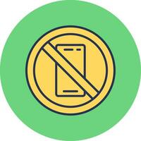 No Phone Vector Icon
