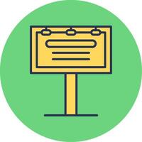 Billboard Vector Icon