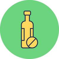 No Alcohol Vector Icon