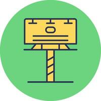 Billboard Vector Icon