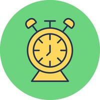 icono de vector de reloj de escritorio