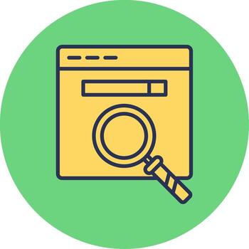 icono de vector de navegador