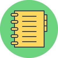 Notebook Vector Icon