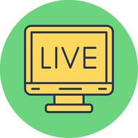 Live Vector Icon