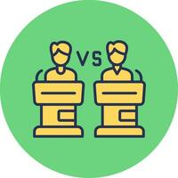 Debate Vector Icon