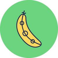 icono de vector de edamame