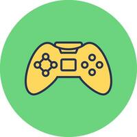 icono de vector de controlador de juego