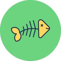 Fishbone Vector Icon