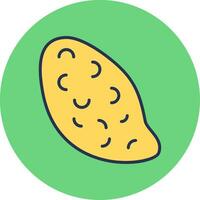 Sweet Potato Vector Icon