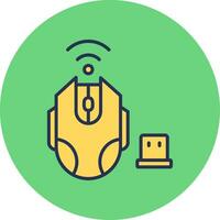 Wireless Mouse Vector Icon