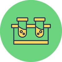 Test Tubes Vector Icon