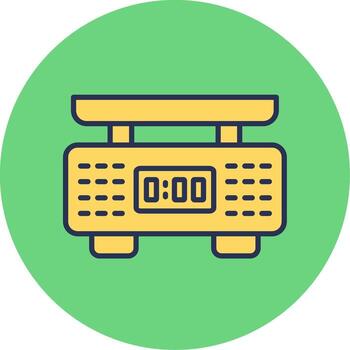 laboratorio escala vector icono