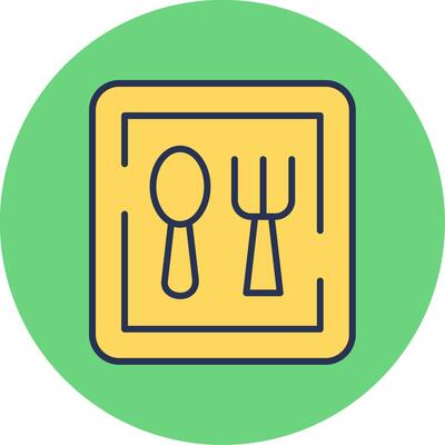 Restaurant Sign Vector Icon