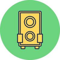 Subwoofer Vector Icon