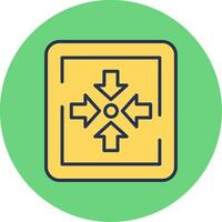 Assembly Point Sign Vector Icon