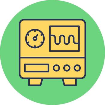 laboratorio máquina vector icono