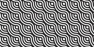Abstract lines geometric seamless pattern. Rounded pattern. Vector repeat endless fabric background.