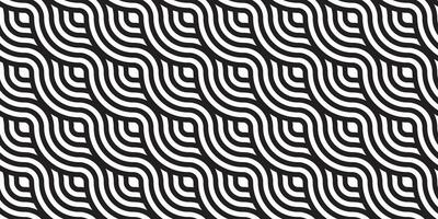 Abstract lines geometric seamless pattern. Rounded pattern. Vector repeat endless fabric background.