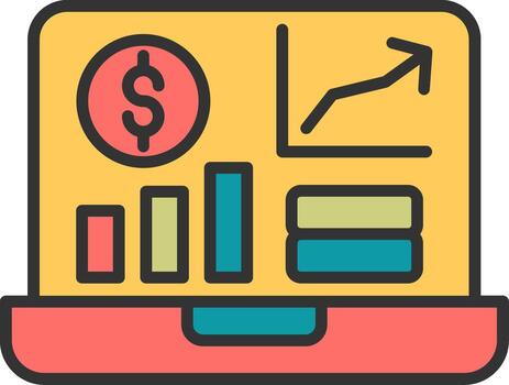 rentable vector icono