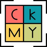 Cmyk Vector Icon