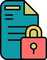 Secure Folder Vector Icon