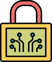 icono de vector de bloqueo