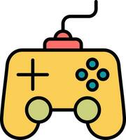 icono de vector de controlador de juego