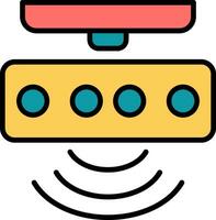 Motion Sensor Vector Icon