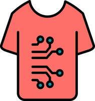 Smart Clothing Vector Icon