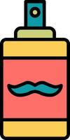 Beard Oil Vector Icon