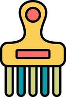 Afro Comb Vector Icon