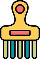 Afro Comb Vector Icon