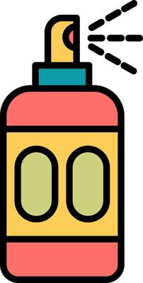 Hair Spray Vector Icon