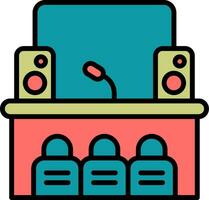 Stage Vector Icon