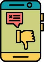 Bad Review Vector Icon