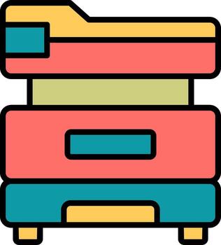 multifunción impresora vector icono