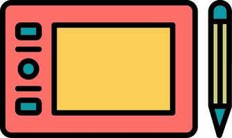 Graphic Tablet Vector Icon