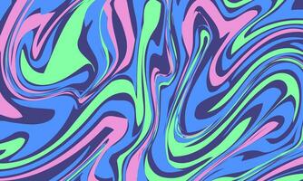 Abstract groovy psychedelic pattern background vector