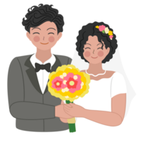 wedding couple clipart png