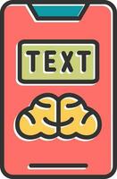 Text Vector Icon