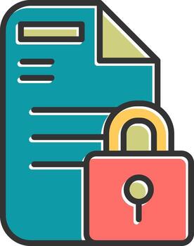 Secure Folder Vector Icon