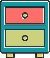 Filing Cabinet Vector Icon