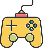 icono de vector de controlador de juego