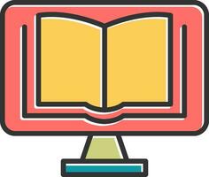 icono de vector de ebook