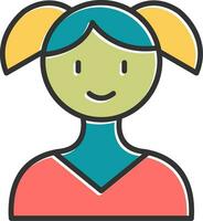 Girl Vector Icon