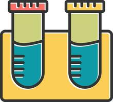 Test Tubes Vector Icon